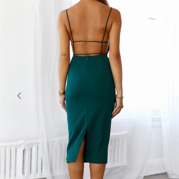 Hello Molly, dark green dress - Picture 3 of 5